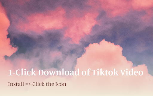 tiktok to mp4 without watermark  from Chrome web store to be run with OffiDocs Chromium online