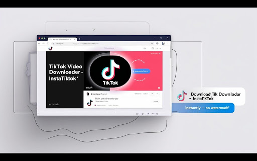 TikTok Video Downloader InstaTikTok  from Chrome web store to be run with OffiDocs Chromium online