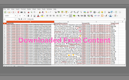 TikTok Video Exporter  from Chrome web store to be run with OffiDocs Chromium online