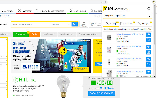 TIM ASYSTENT ze sklepu internetowego Chrome do uruchomienia z OffiDocs Chromium online