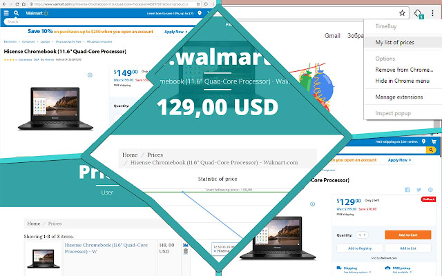 TimeBuy  from Chrome web store to be run with OffiDocs Chromium online