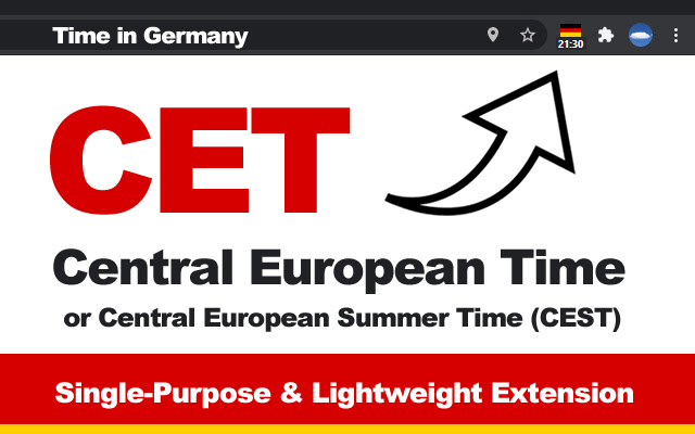 Time in Germany  from Chrome web store to be run with OffiDocs Chromium online