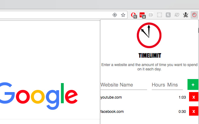 Time Limit  from Chrome web store to be run with OffiDocs Chromium online
