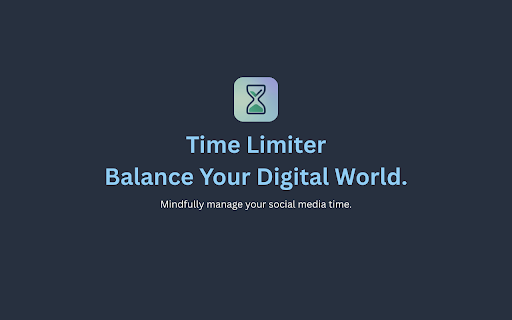 Screen Time Limiter  screen for extension Chrome web store in OffiDocs Chromium