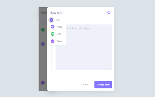 Timeline Notes  from Chrome web store to be run with OffiDocs Chromium online