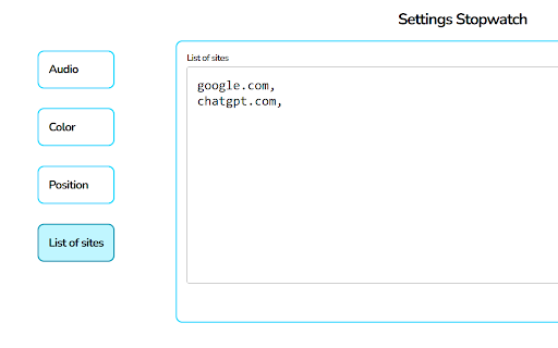 TimeMaster Timer and Stopwatch  from Chrome web store to be run with OffiDocs Chromium online