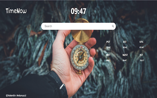 Time Now  from Chrome web store to be run with OffiDocs Chromium online