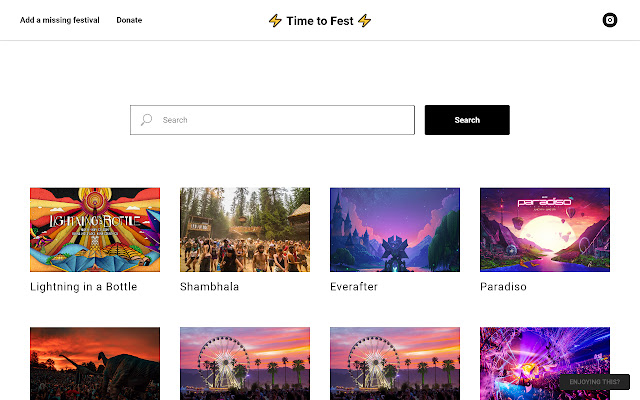 Time to Fest  from Chrome web store to be run with OffiDocs Chromium online