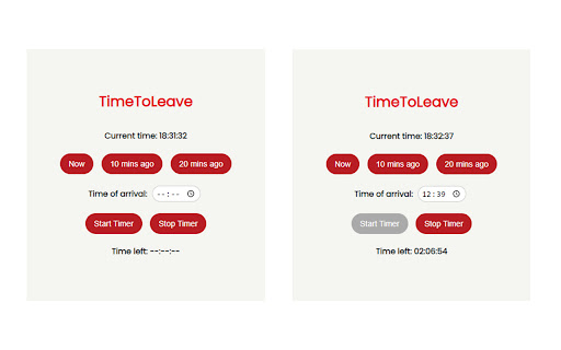 TimeToLeave from Chrome web store to be run with OffiDocs Chromium online TimeToLeave from Chrome web store to be run with OffiDocs Chromium online