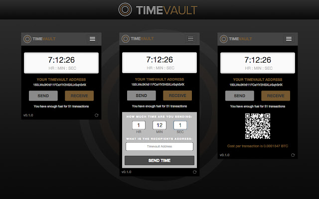 Timevault  from Chrome web store to be run with OffiDocs Chromium online