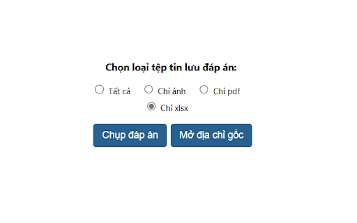 Tiện ích chụp đáp án E learning VNPT  from Chrome web store to be run with OffiDocs Chromium online