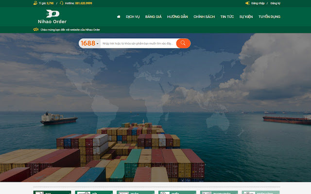 Tiện ích đặt hàng Nihao Order  from Chrome web store to be run with OffiDocs Chromium online