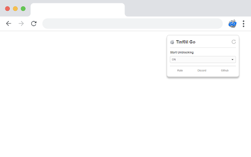 Tinf0il No  from Chrome web store to be run with OffiDocs Chromium online