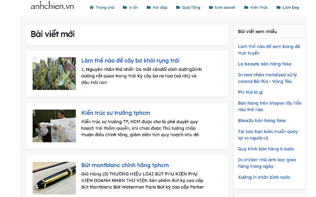 Tin kinh doanh in ấn công nghệ AnhChien.vn  from Chrome web store to be run with OffiDocs Chromium online