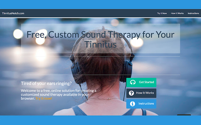 Tinnitus Notch Therapy  from Chrome web store to be run with OffiDocs Chromium online