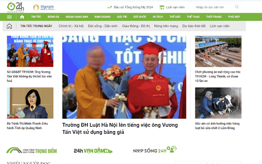 tin tuc 24h  from Chrome web store to be run with OffiDocs Chromium online