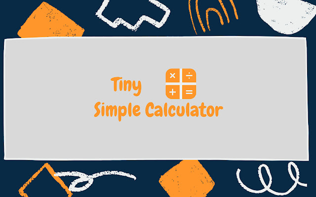Tiny Simple Calculator  from Chrome web store to be run with OffiDocs Chromium online