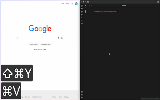 TitleLinkClip  from Chrome web store to be run with OffiDocs Chromium online