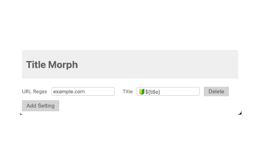 Title Morph  from Chrome web store to be run with OffiDocs Chromium online