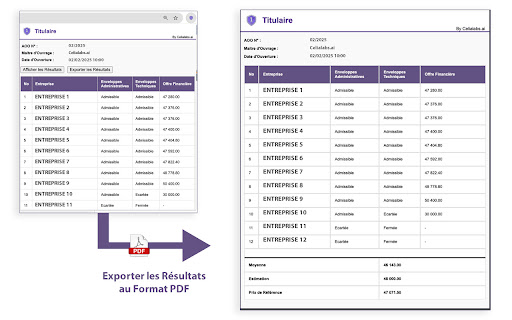 Titulaire  from Chrome web store to be run with OffiDocs Chromium online