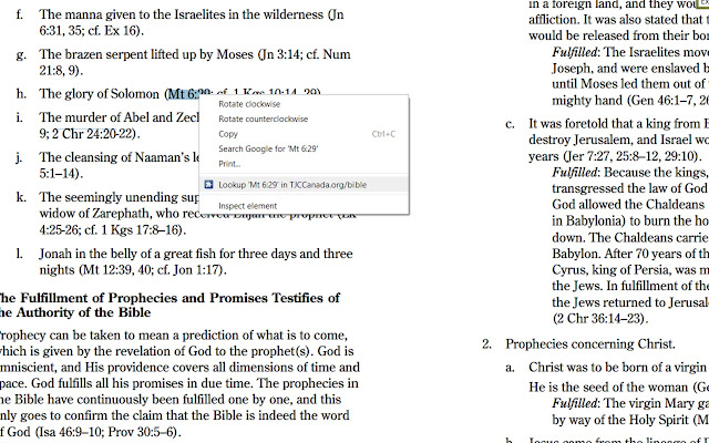 TJC Bible Lookup  from Chrome web store to be run with OffiDocs Chromium online