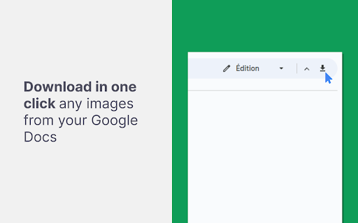 Téléchargeur dimage Docs / Slides  from Chrome web store to be run with OffiDocs Chromium online