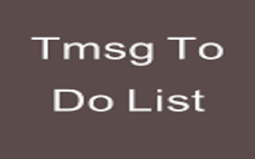 Tmsg To Do List  from Chrome web store to be run with OffiDocs Chromium online