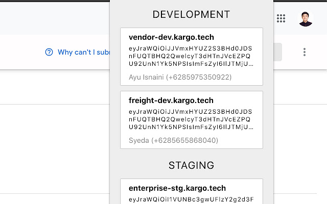 TMS Token  from Chrome web store to be run with OffiDocs Chromium online