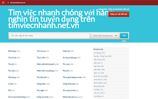 Tìm việc nhanh công cụ tính lương  from Chrome web store to be run with OffiDocs Chromium online