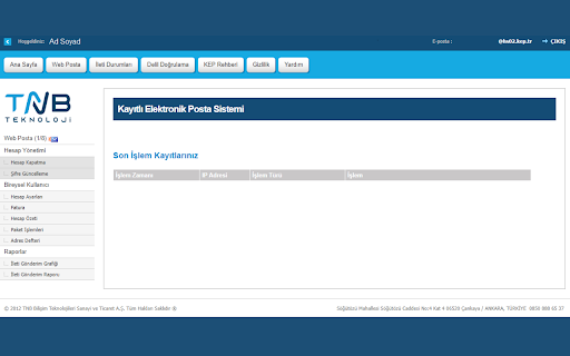 TNB Teknoloji Elektronik İmza  from Chrome web store to be run with OffiDocs Chromium online