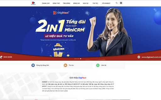 Tổng Đài DIGICX  from Chrome web store to be run with OffiDocs Chromium online