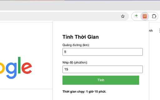 Tính Thời Gian Chạy Bộ Rikvip  from Chrome web store to be run with OffiDocs Chromium online