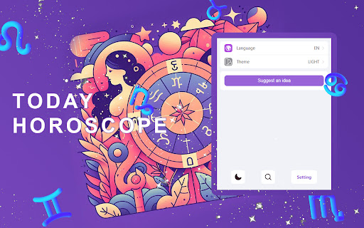 Today Horoscope  from Chrome web store to be run with OffiDocs Chromium online