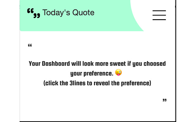 Todays Quote  from Chrome web store to be run with OffiDocs Chromium online
