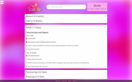 Toddler  from Chrome web store to be run with OffiDocs Chromium online