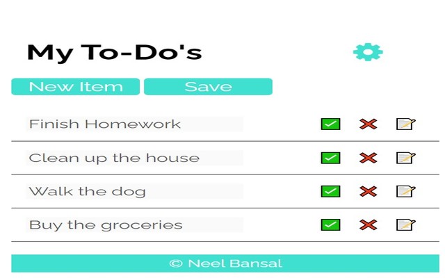 To Do List | AloX  from Chrome web store to be run with OffiDocs Chromium online