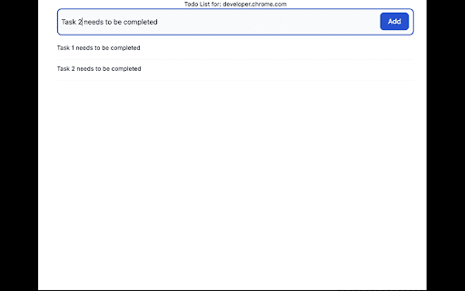 TODO per site  from Chrome web store to be run with OffiDocs Chromium online