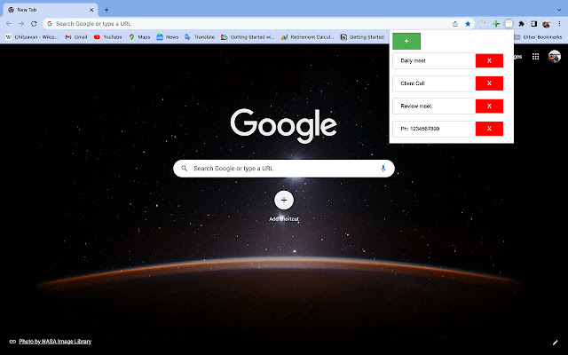 TODO:Temp Storage  from Chrome web store to be run with OffiDocs Chromium online