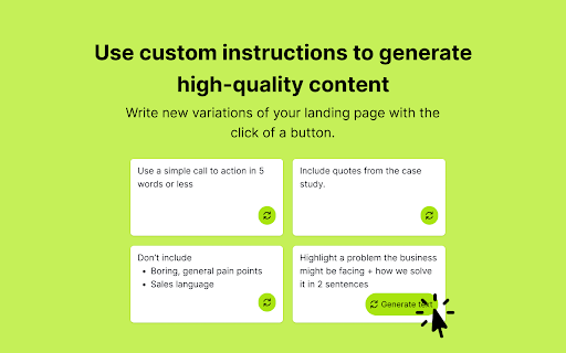 Tofu Pages: Infinite Landing Pages From Your Existing Website  from Chrome web store to be run with OffiDocs Chromium online
