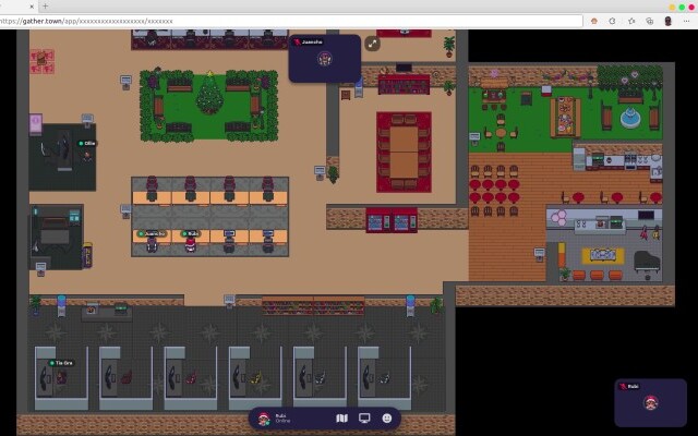 Togglae for Gather.Town  from Chrome web store to be run with OffiDocs Chromium online