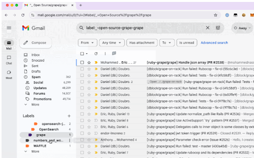 Toggle Categories and Labels in GMail  from Chrome web store to be run with OffiDocs Chromium online
