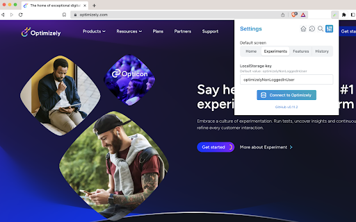 Toggle Experiment  from Chrome web store to be run with OffiDocs Chromium online