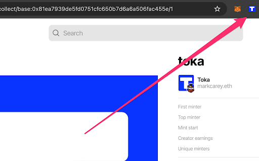 Toka  from Chrome web store to be run with OffiDocs Chromium online