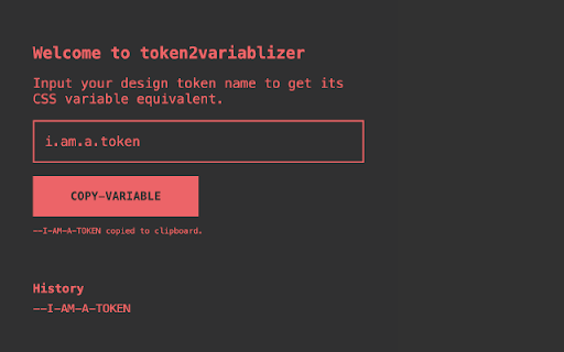 token2variablizer  from Chrome web store to be run with OffiDocs Chromium online