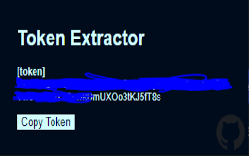 Token Extractor  from Chrome web store to be run with OffiDocs Chromium online