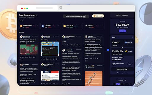 TokenTab  from Chrome web store to be run with OffiDocs Chromium online