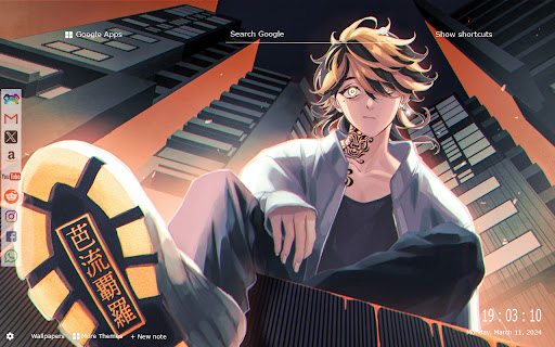 Tokyo Revengers Gameograf  from Chrome web store to be run with OffiDocs Chromium online