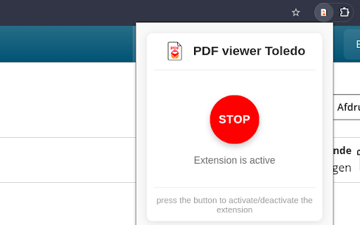 Toledo Ultra PDF viewer  from Chrome web store to be run with OffiDocs Chromium online