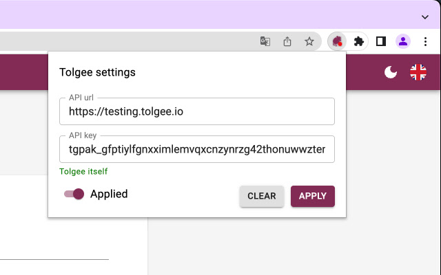 Tolgee Tools  from Chrome web store to be run with OffiDocs Chromium online