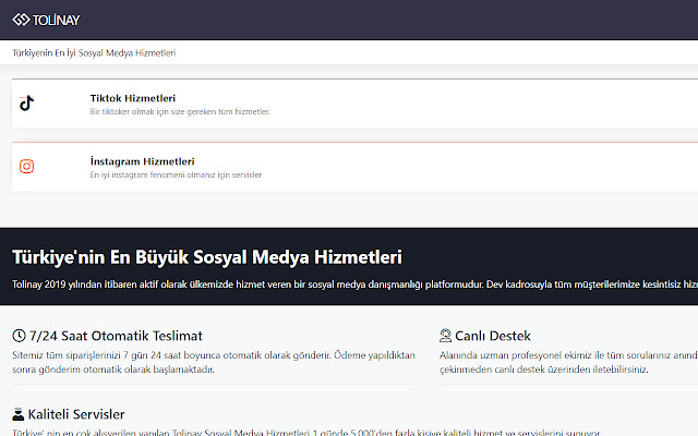 Tolinay Tiktok İzlenme Hilesi  from Chrome web store to be run with OffiDocs Chromium online